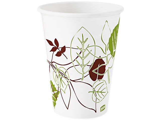 Dixie 2342WSPK Pathways Paper Hot Cups 12oz 25/Pack