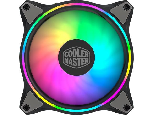 NeweggBusiness - Cooler Master MasterFan MF120 Addressable RGB 120mm Fan with Duo-Ring ARGB LED Lighting