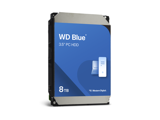 NeweggBusiness - WD Blue 8TB Desktop Hard Disk Drive - 5640 RPM