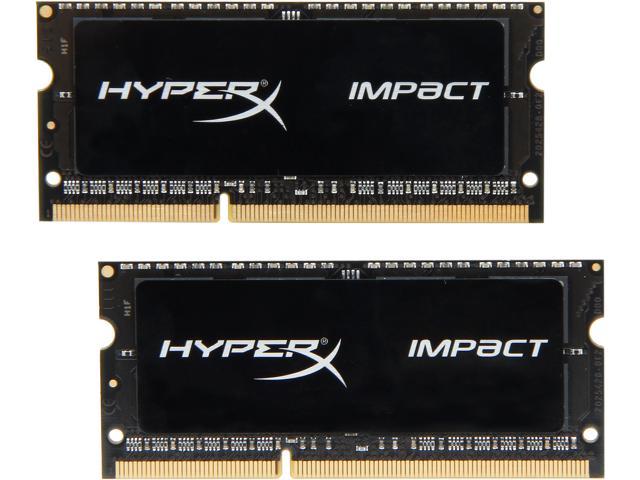 HyperX Impact 16GB (2 x 8G) 204-Pin DDR3 SO-DIMM DDR3L 1600 (PC3L 12800 ...