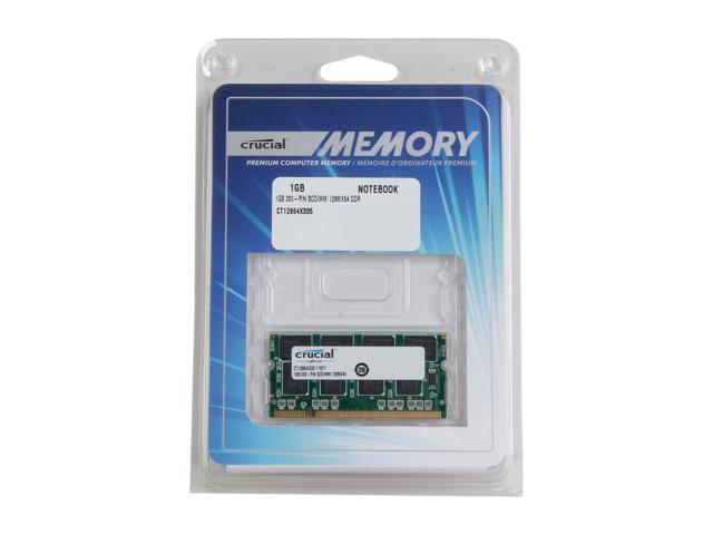 NeweggBusiness - Crucial 1GB 200-Pin DDR SO-DIMM DDR 333 (PC 2700