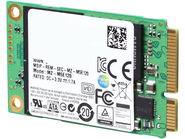 katastrofe Afgørelse løn NeweggBusiness - SAMSUNG 850 EVO mSATA 120GB SATA III 3D NAND Internal SSD  Single Unit Version MZ-M5E120BW