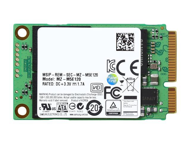 NeweggBusiness - SAMSUNG 850 EVO mSATA 120GB SATA III 3D NAND SSD Single Unit Version MZ-M5E120BW