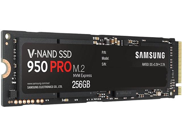 Samsung 950-series PRO 256GB M.2 NVMe 