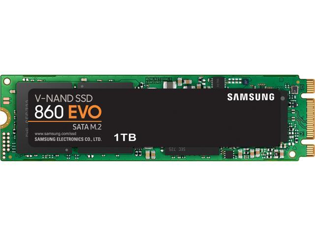 NeweggBusiness - SAMSUNG 860 EVO Series 2280 1TB SATA III V-NAND 3-bit MLC Internal Solid State Drive (SSD) MZ-N6E1T0BW