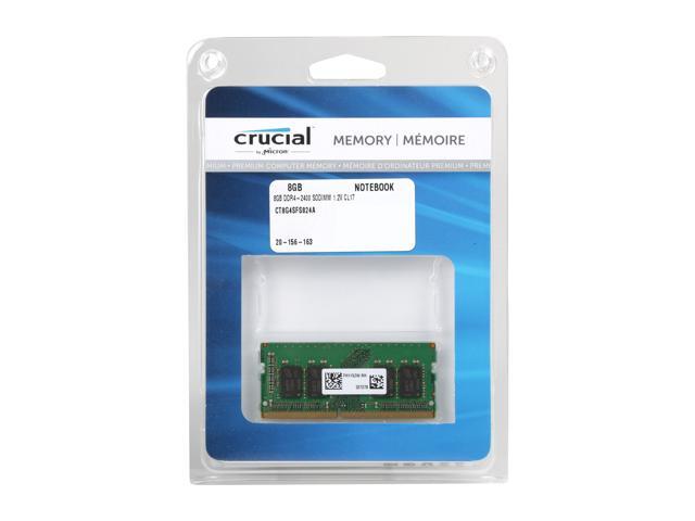 NeweggBusiness - Crucial 8GB Single DDR4 2400 (PC4 19200) 260-Pin