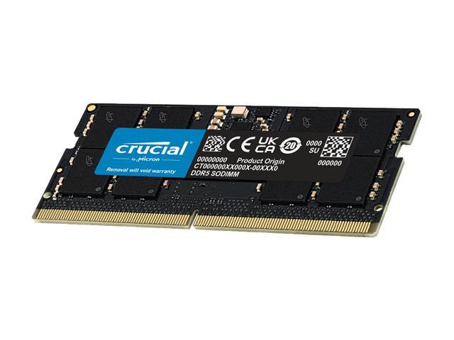 Crucial - DDR5 - module - 16 GB - SO-DIMM 262-pin - 5600 MHz / PC5-44800 -  CT16G56C46S5 - Laptop Memory 