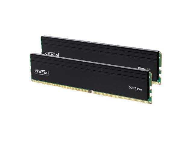 NeweggBusiness - Crucial Pro 32GB (2 x 16GB) 288-Pin PC RAM DDR4 3200 (PC4  25600) Desktop Memory Model CP2K16G4DFRA32A