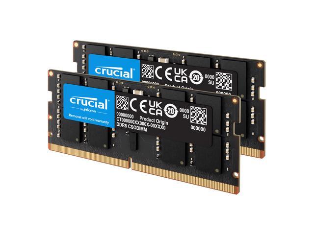 NeweggBusiness - Crucial 64GB (2 x 32GB) 262-Pin DDR5 CSODIMM DDR5