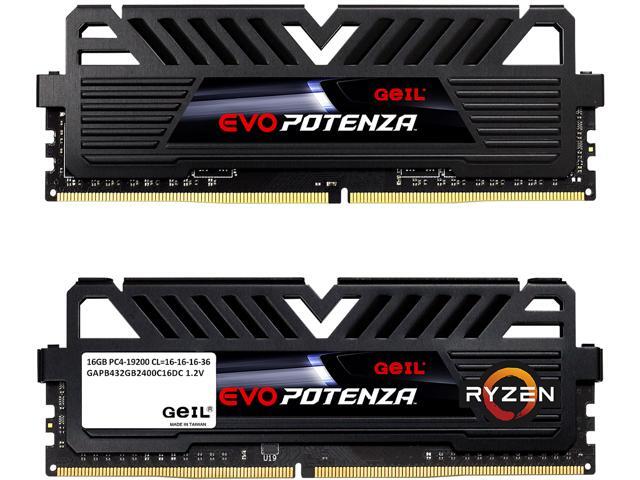 GeIL EVO X 32GB (16GB×2) DDR4メモリー NeweggBusiness - GeIL EVO POTENZA AMD 32GB (2 x 16GB) DDR4 2400