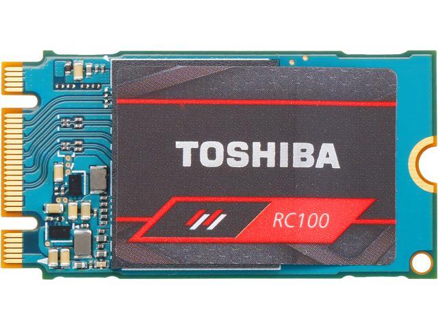 Neweggbusiness Toshiba Rc100 M 2 2242 480gb Nvme Pcie 3 0 X2 64 Layer 3d Bics Tlc Internal Solid State Drive Ssd Thn Rc10z4800g8