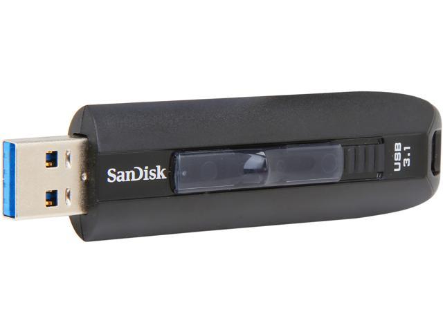 - SanDisk 64GB Extreme Go USB 3.1 Flash Drive, Speed Up to 200MB/s (SDCZ800-064G-G46)