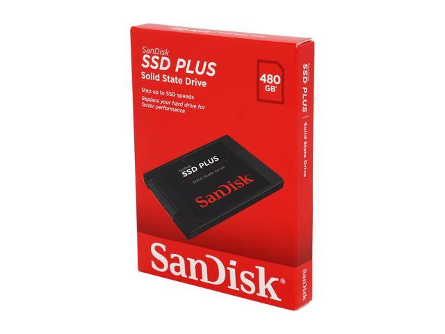 SanDisk SSD PLUS 2.5 480GB SATA III Internal Solid State Drive (SSD)  SDSSDA-480G-G25 