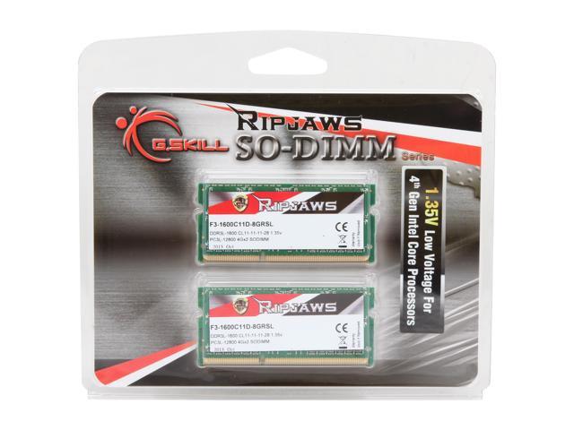 NeweggBusiness - G.SKILL Ripjaws Series 8GB (2 x 4GB) 204-Pin DDR3