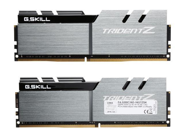 G.Skill F4-3200C16D-16GTRS(DDR4 8GB×2) G.SKILL Trident Z 16GB (2 x 8GB) Desktop Memory Model F4