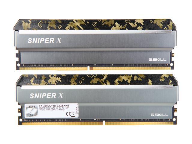 NeweggBusiness - G.SKILL Sniper X Series 32GB (2 x 16GB) DDR4 3600