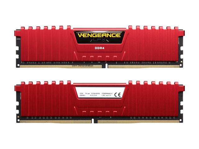 NeweggBusiness - CORSAIR Vengeance LPX 32GB (4 x 8GB) 4000 32000) Desktop Memory Model CMK32GX4M4B4000C19R