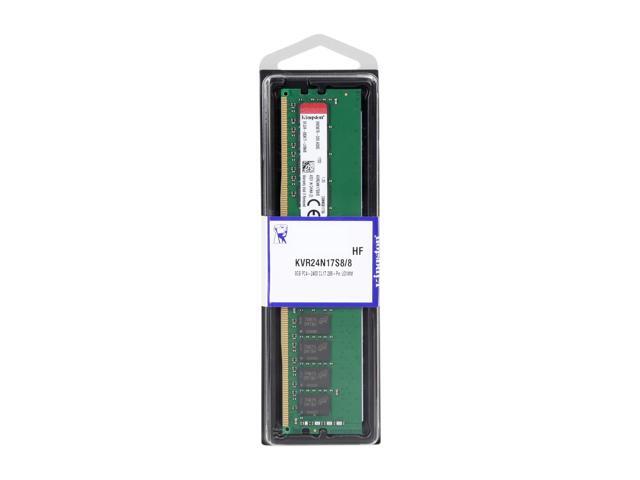Kingston KVR24N17S8/8 DDR4 DIMM PC4-19200U RAM 2400MHz 1Rx8