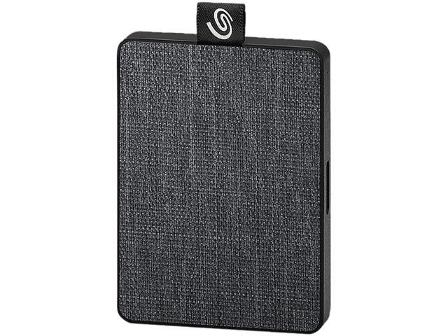 Seagate One Touch SSD 1TB USB 3.0 External / Portable Solid State Drive for PC Laptop and Mac - Black (STJE1000400)