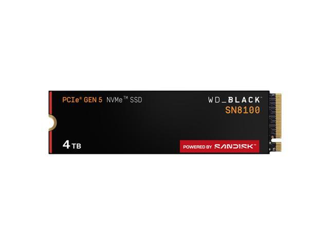 NeweggBusiness - 4TB* WD_BLACK™ SN8100 PCIe® 5.0x4 NVMe™ M.2 SSD