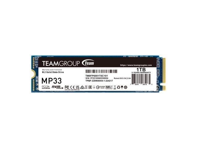 【新品】TEAMGROUP MP33 SSD 2TB PCIe Gen3 x4 NeweggBusiness - Team Group MP33 M.2 2280 1TB PCIe 3.0 x4 with