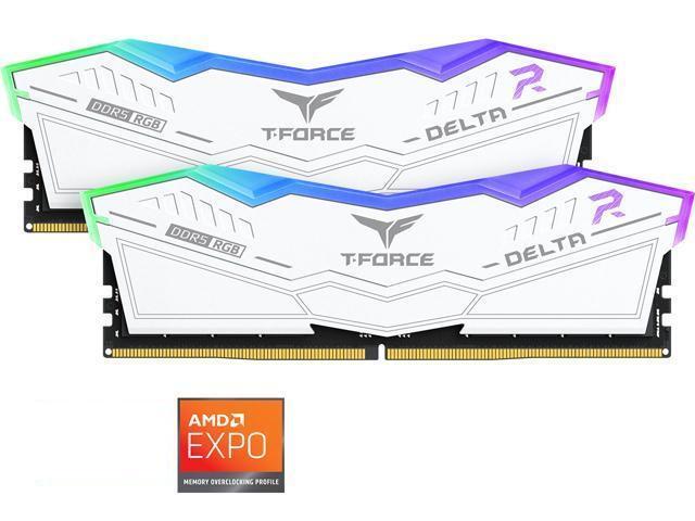 Team Group Delta RGB 32GB (2 x 16GB) 288-Pin PC RAM DDR5 6800 (PC5 54400) Desktop Memory Model FF4D532G6800HC34BDC01