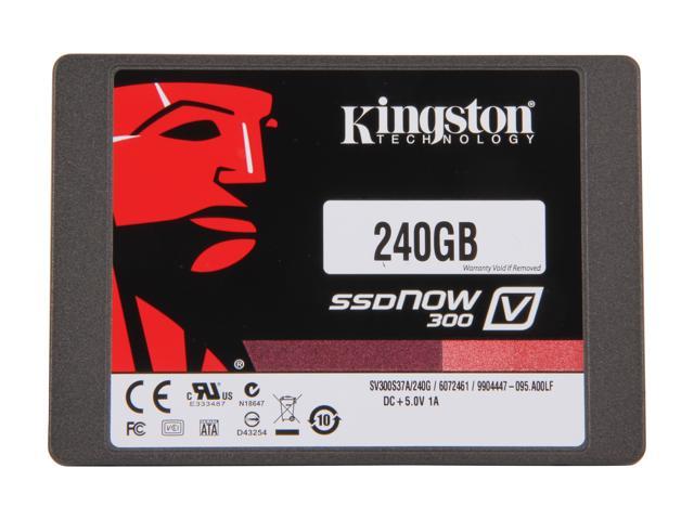 NeweggBusiness - Kingston SSDNow V300 Series 2.5" SATA III Internal Solid State Drive (SSD) SV300S37A/240G