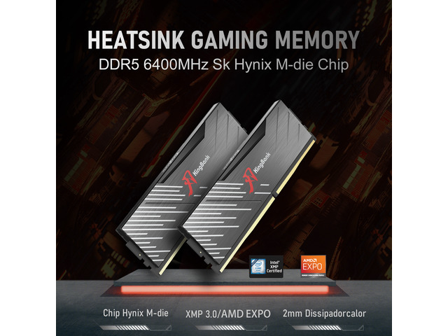 NeweggBusiness - Kingbank 32GB (2 x 16GB) 288-Pin PC RAM DDR5 6400