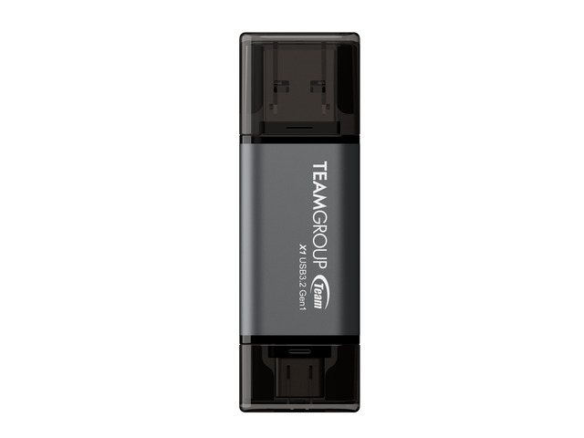 NeweggBusiness - Team 256GB X1 USB 3.2 Gen1 2-in-1 Type-A and Type