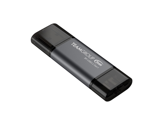 NeweggBusiness - Team 256GB X1 USB 3.2 Gen1 2-in-1 Type-A and Type