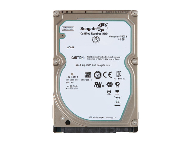 NeweggBusiness - Seagate Momentus 5400.6 ST980313AS 80GB 5400 RPM