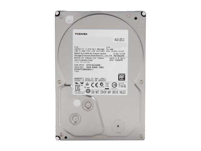 NeweggBusiness - TOSHIBA DT01ACA300 3TB 7200 RPM 64MB Cache SATA