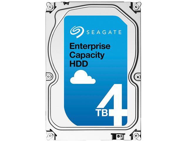 Seagate Enterprise Capacity 35' HDD 4TB 7200 RPM 512n SAS 12Gb/s 128MB Cache Secure Model Internal Hard Drive ST4000NM0065