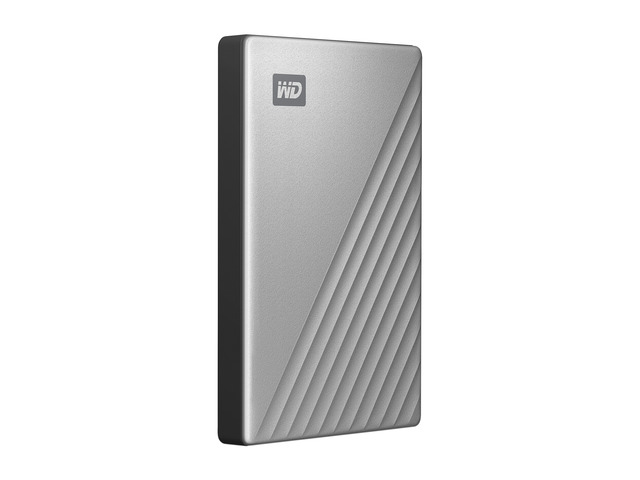 NeweggBusiness - WD 2TB Silver My Passport Ultra Portable Storage