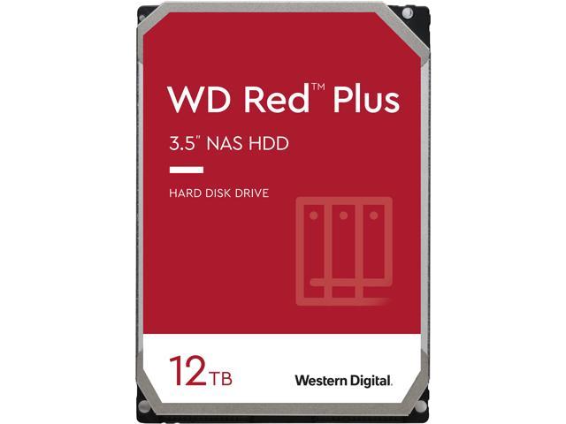 NeweggBusiness - WD Red Plus 12TB NAS Hard Disk Drive - 7200 RPM