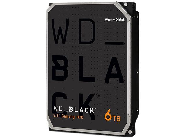 NeweggBusiness - WD_Black 6TB Gaming Performance Internal Hard HDD - RPM, 128 MB Cache, Gb/s, 3.5" - WD6004FZWX