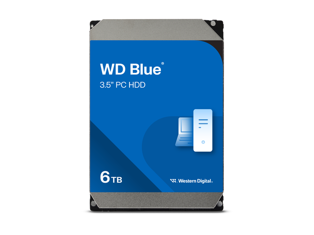 NeweggBusiness - WD Blue 6TB Desktop Hard Disk Drive - 5400 RPM