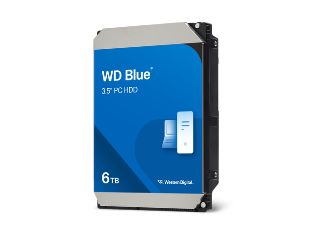 NeweggBusiness - WD Blue 6TB Desktop Hard Disk Drive - 5400 RPM