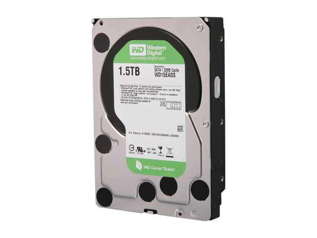 Western Digital 1.5TB SATA Hard Drive - Green 64MB WD15EARS DCM 