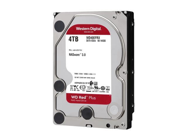 NeweggBusiness - WD Red Plus 4TB NAS Hard Disk Drive - 5400 RPM