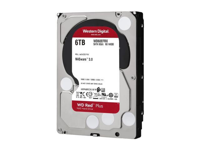 NeweggBusiness - WD Red Plus 6TB NAS Hard Disk Drive - 5400 RPM