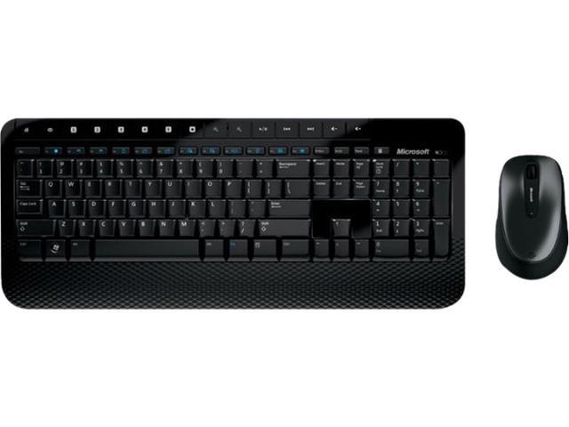 Microsoft Wireless Desktop 2000 M7J-00003 Black RF Wireless Keyboard & Mouse - French