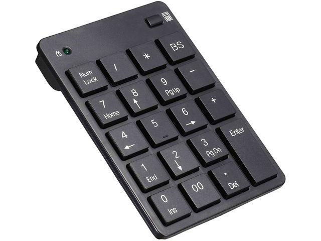 SolidTek KP-758-RF Black RF Wireless Keypad