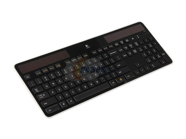 Recertified - Logitech Certified Refurbished K750 (920-002912) Wireless Solar Keyboard - Black