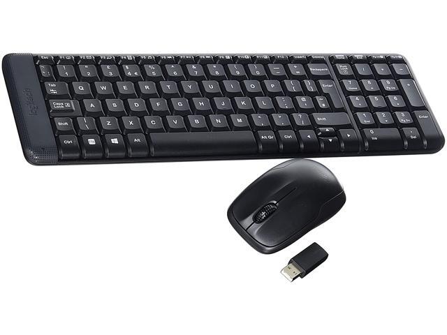 Logitech Wireless Combo MK220 920-007895 Black RF Wireless Keyboard