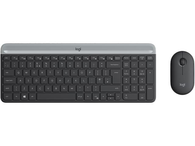 Logitech Slim Wireless Keyboard and Mouse Combo MK470