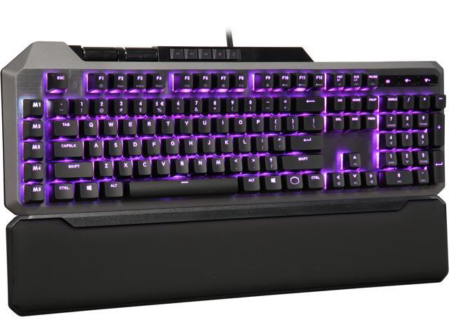 Cooler Master MK850 Gaming Mechanical Keyboard with Cherry MX Red Switches Aimpad Technology Precision Wheels and RGB Illumination