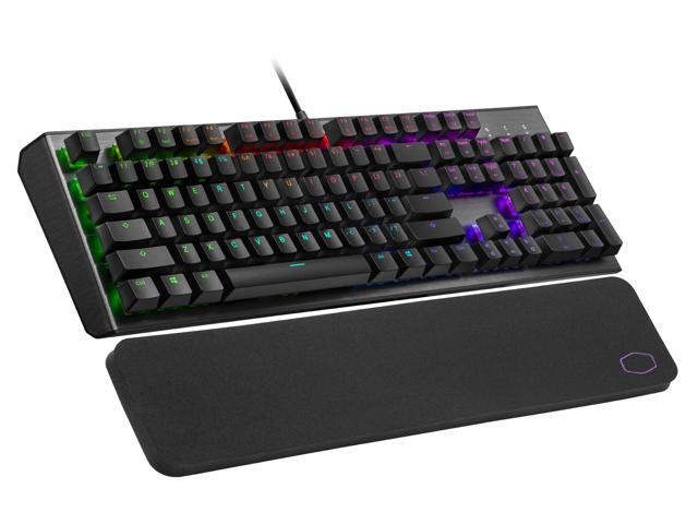 Cooler Master CK550 V2 Gaming Mechanical Keyboard Red Switch with RGB Backlighting On-the-Fly Controls and Hybrid Key Rollover