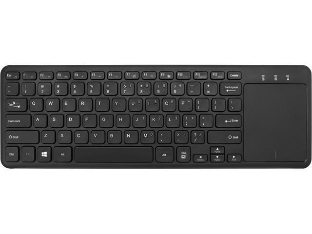 ADESSO SlimTouch 4050 - Wireless Keyboard with Built-in Touchpad WKB-4050UB Wireless 24 GHz RF Keyboard