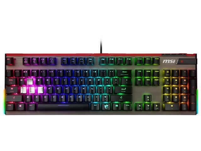 MSI Vigor GK80 Wired Cherry MX RGB Red RGB Gaming Keyboard